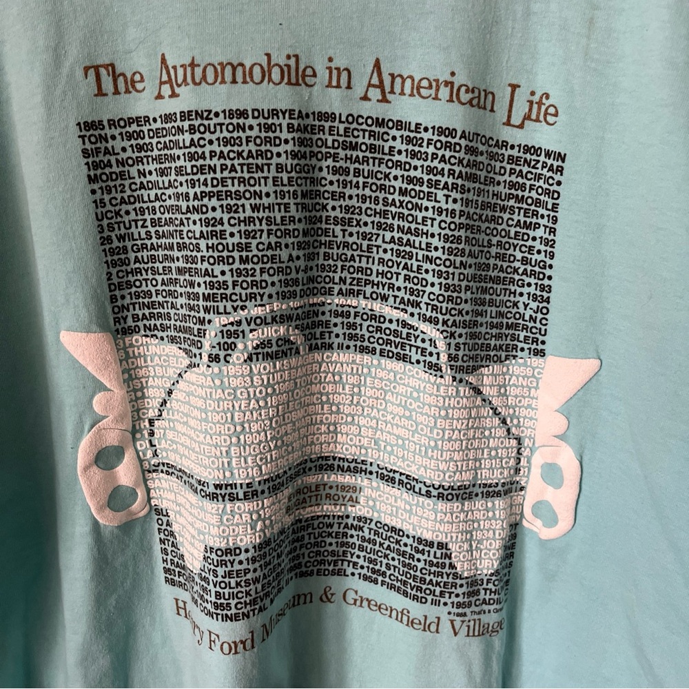 Vintage 80s Sherman Super Hi Cru Automobile America Henry Ford Museum Classic Xl View 2